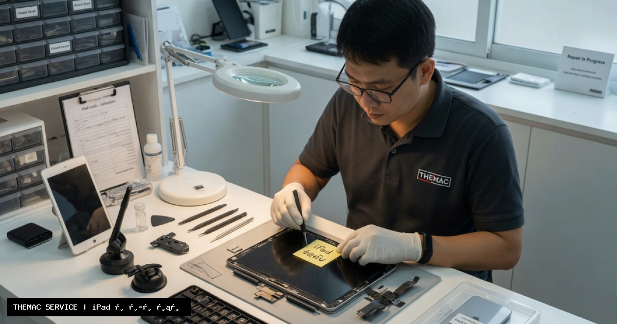 iPad จอดับ แก้ปัญหาอย่างไร วิเคราะห์สาเหตุและวิธีซ่อมที่ถูกต้อง