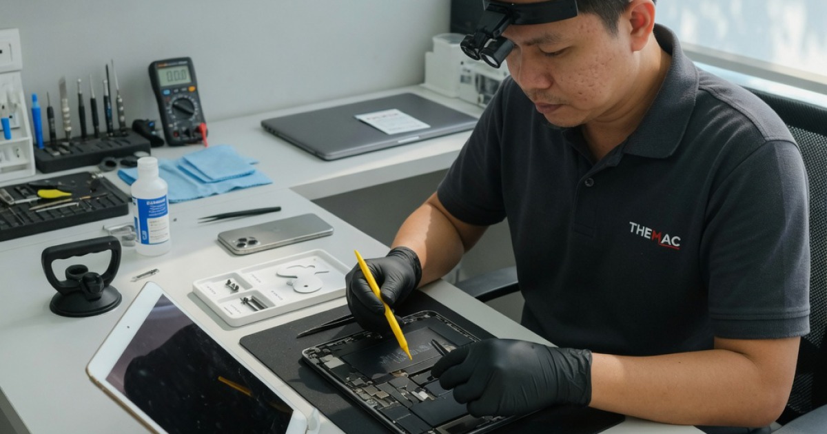 iPad จอดับ แก้ไขอย่างไร ราคาซ่อม ใช้เวลานานไหม ใกล้ฉัน ลาดพร้าว