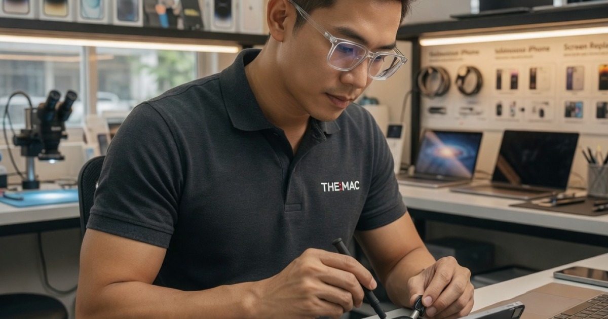 เปลี่ยนจอ iPhone ราคาเท่าไหร่ ใช้เวลานานไหม ร้านใกล้ฉัน ลาดพร้าว 2569